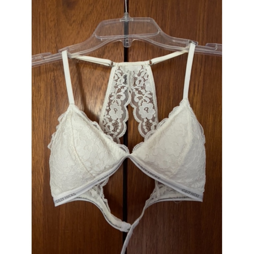 Cream Lace Bralette